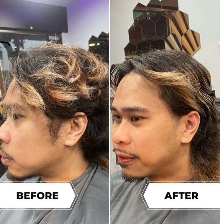 Long hair trim by Ibrahim