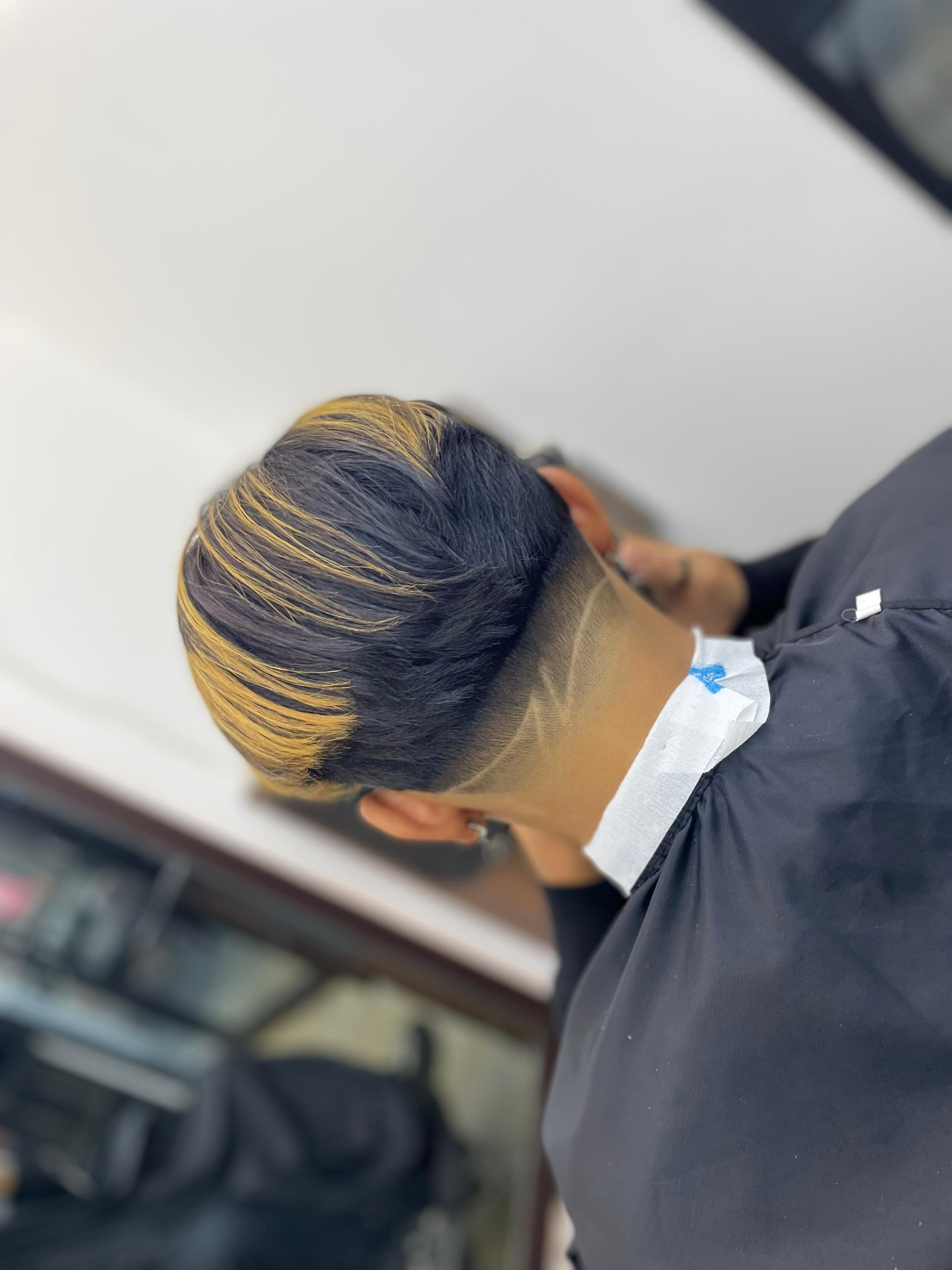 Skin fade design by Ibrahim
