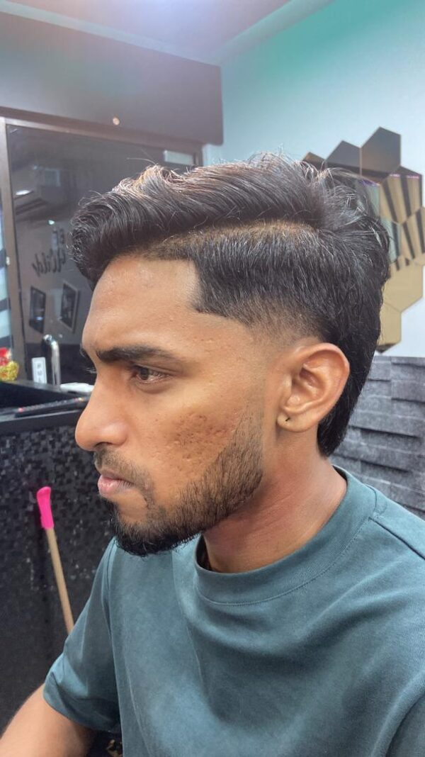 Textured sweep beard by Ibrahim