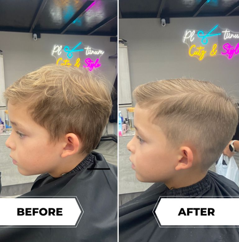 Kids' taper fade by Navin