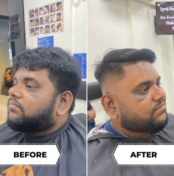 Side sweep fade by Navin