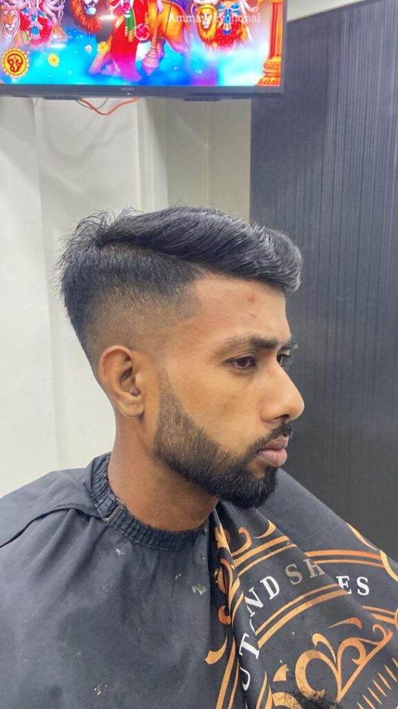 Textured quiff & beard by Nawaz