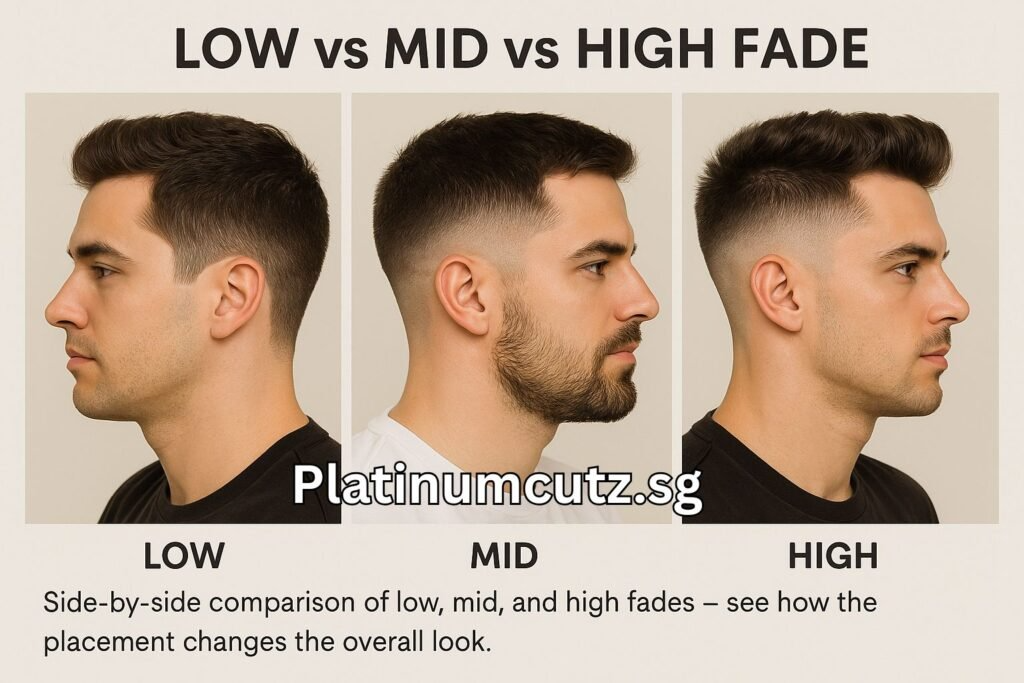 Low vs Mid vs High Fade in Singapore: Everything You Need to Know